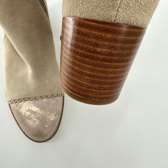 SALE!!! Silent D Metallic Toe Chantilly Heeled Boots Size 9.5 - Picture 4 of 9